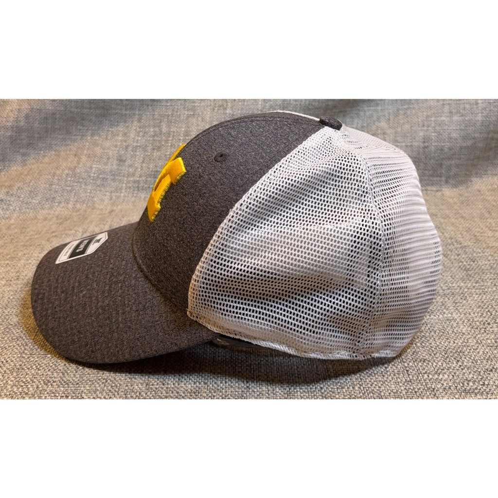 Michigan Wolverines Fan Favorite Trucker Hat Gray White Mesh Adjustable NWT