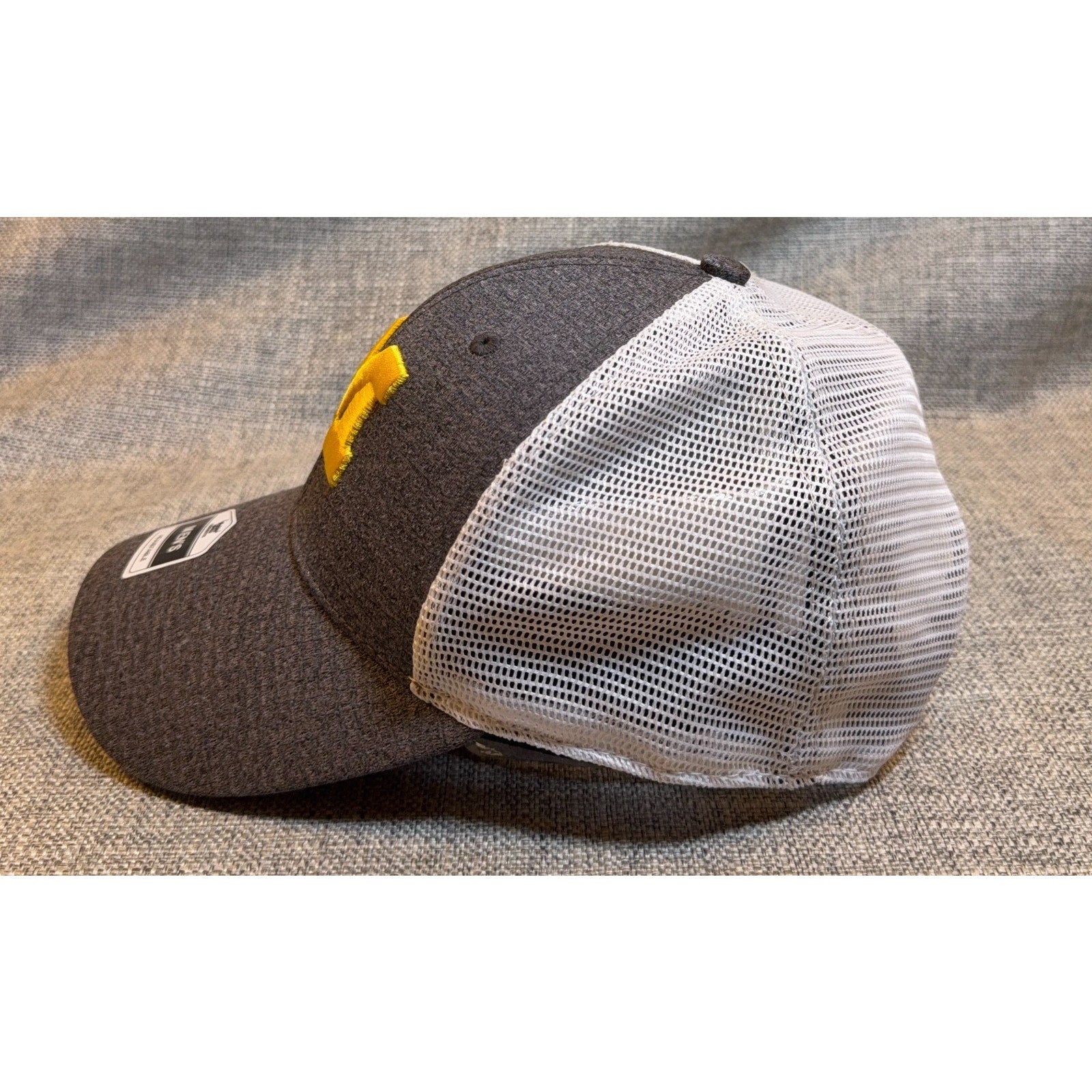 Michigan Wolverines Fan Favorite Trucker Hat Gray White Mesh Adjustable NWT