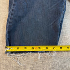 Tommy Bahama Sand Drifter Mens 34 Blue Denim Cutoff Jorts Raw Hem