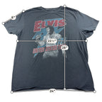 Elvis Presley 1976 United States Tour T Shirt Mens XL Black Graphic Tee 2022