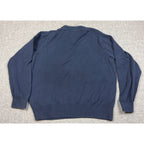 Tommy Hilfiger Auburn Tigers Sweater Mens S Navy V Neck Cotton NCAA