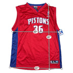 Vintage Reebok Rasheed Wallace Pistons Jersey Youth XL 18-20 NWT NBA