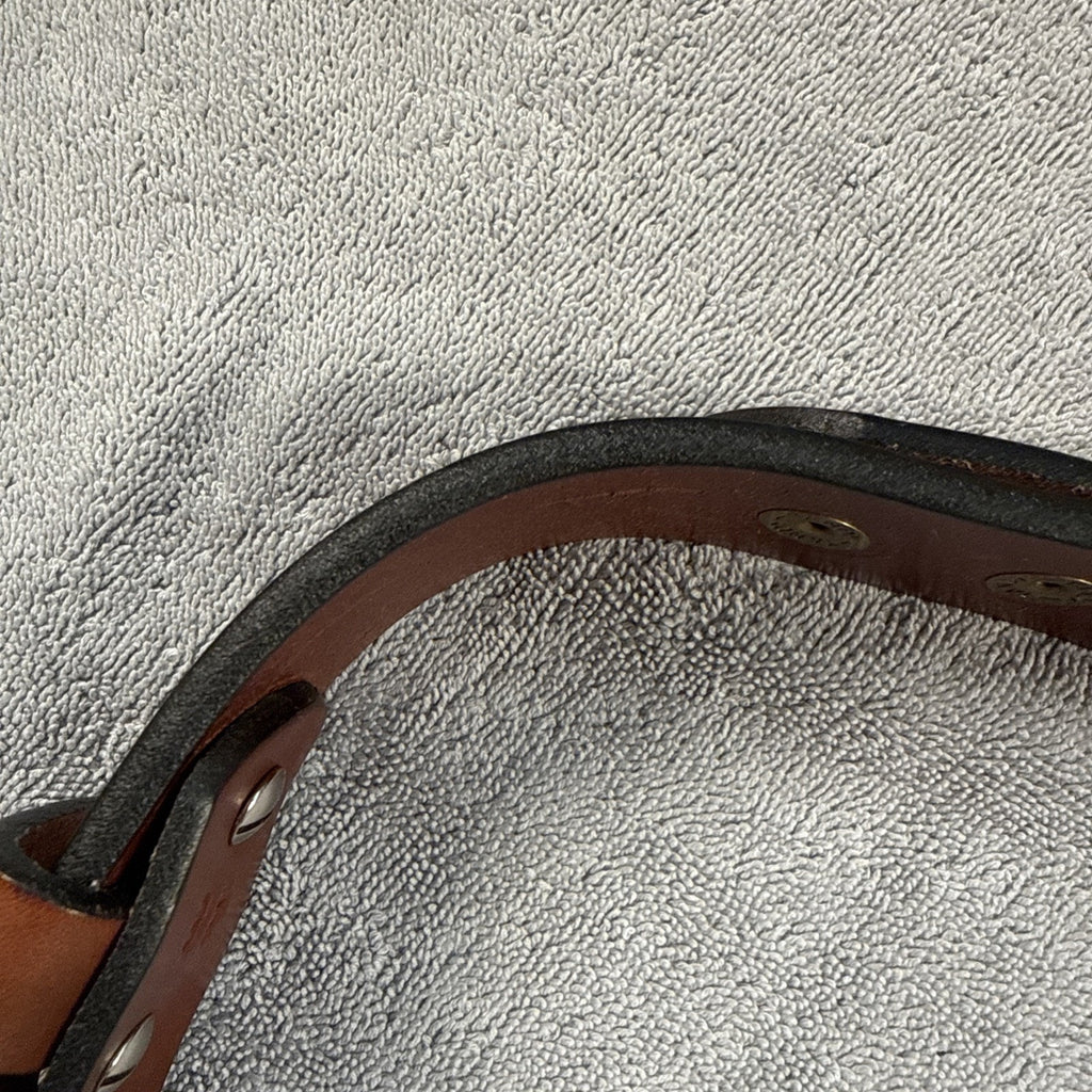 Turtleback Leather Gun Belt Heavy Duty CCW EDC Brown Leather Size ~46 USA Made
