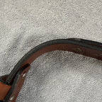 Turtleback Leather Gun Belt Heavy Duty CCW EDC Brown Leather Size ~46 USA Made