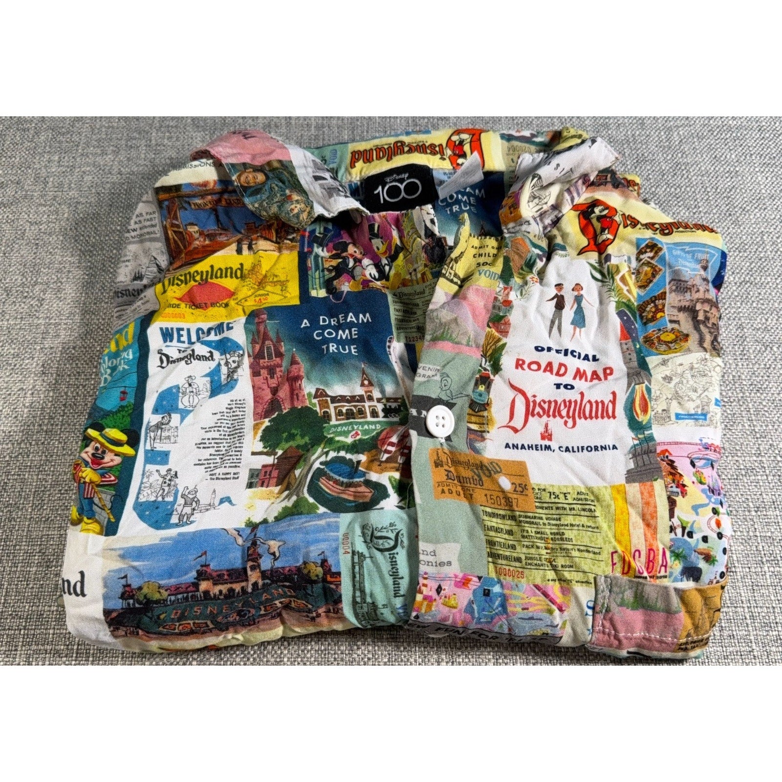 Disney100 Disneyland Shirt Shorts Set XXL 1X The Eras Memorabilia Parks