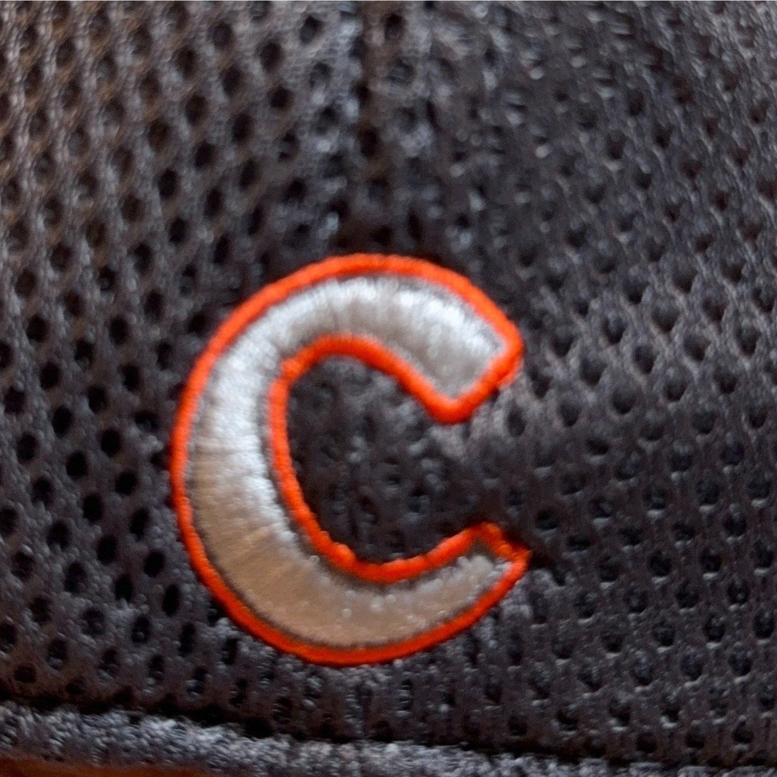 Clemson Tigers New Era 39THIRTY Hat S/M Gray Black Mesh Orange NCAA Cap