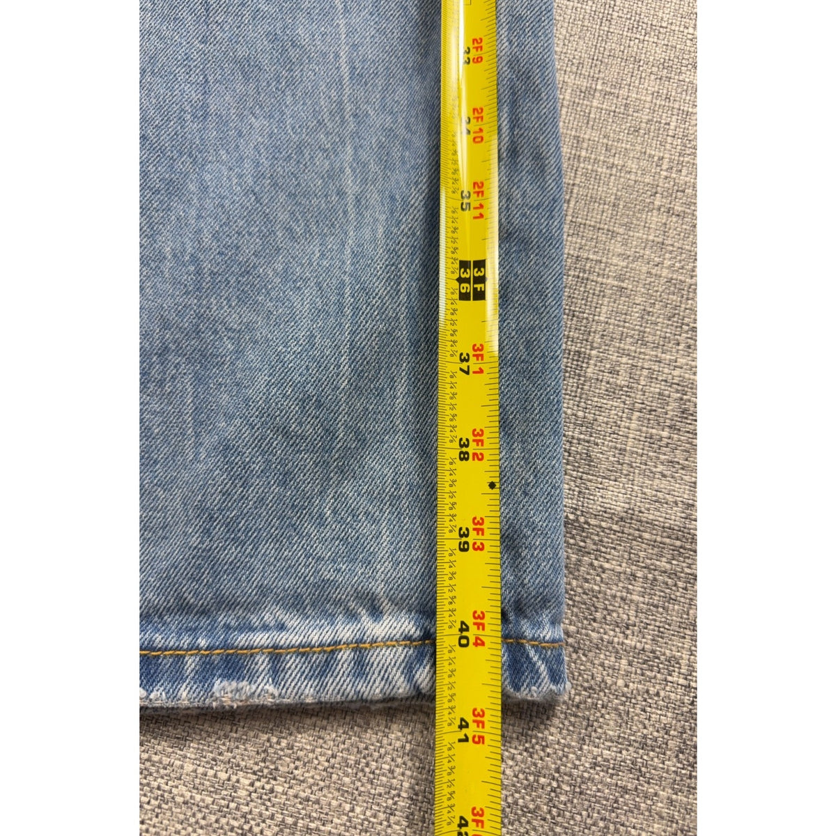 RSQ Low Rise Ultra Baggy Jeans Womens 29 Custom Rose Embroidered Light Wash