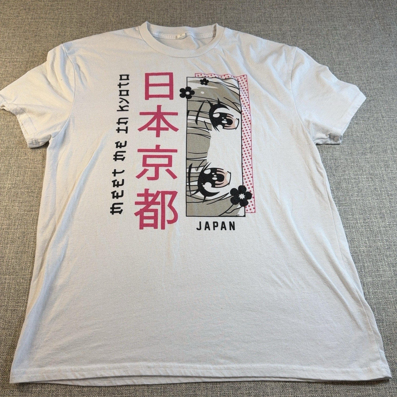 Meet Me in Kyoto Anime Graphic T-Shirt XL