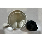 Clay Art Be You Tiful Ceramic Travel Mug With Lid Inspirational Coffee Cup