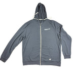 Marine Layer Pershing X BNY Mellon Hoodie Men XXL Gray Full Zip Sweatshirt