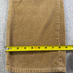 Dickies Girl Corduroy Carpenter Pants Womens Juniors 7/28 Tan Y2K Utility