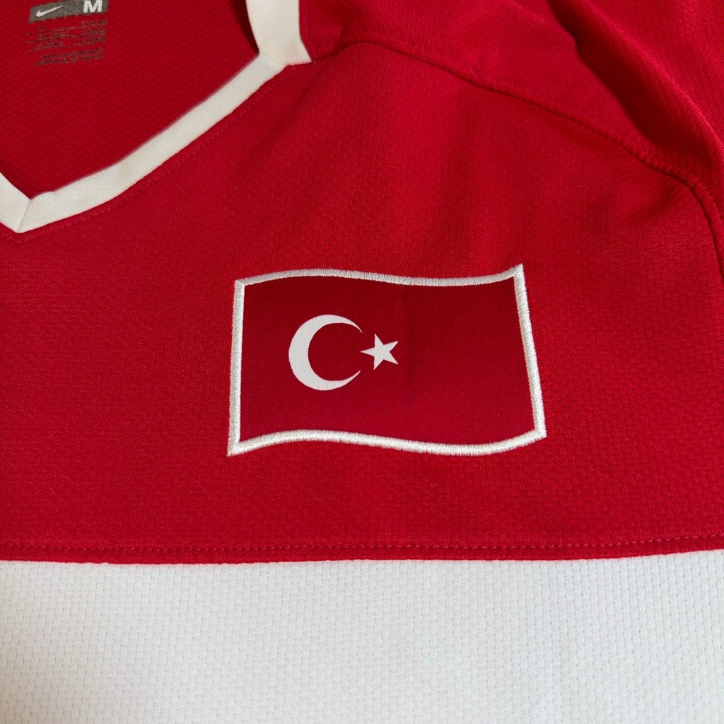 Nike Turkey Türkiye 2008 Soccer Jersey Men’s Medium Red National Team NikeFIT