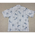 Guy Harvey AFTCO Bluewater Shirt Mens XL Marlin Plaid Fishing Button Up