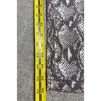 Urban Outfitters Snake Print Pants Womens S Gray White Pull On Cropped 25.5