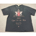 Boneless Voyage 23 Graphic T Shirt Mens L Washed Black Oversized Streetwear