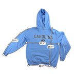 Champion UNC Tar Heels Hoodie Mens Large Carolina Blue Pullover NCAA College