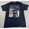 Riot Society Grim Reaper T Shirt Mens M Japanese Mt Fuji Cherry Blossom Black
