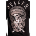 Sullen Art Collective Sicarios T-Shirt Men's L Black Skull Tattoo NWT