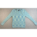 Tommy Hilfiger Womens M Cable Knit Sweater Pastel Marled Crewneck Preppy