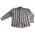 Vintage Style Chaps Ralph Lauren Shirt Mens XL Striped Button Down Cotton