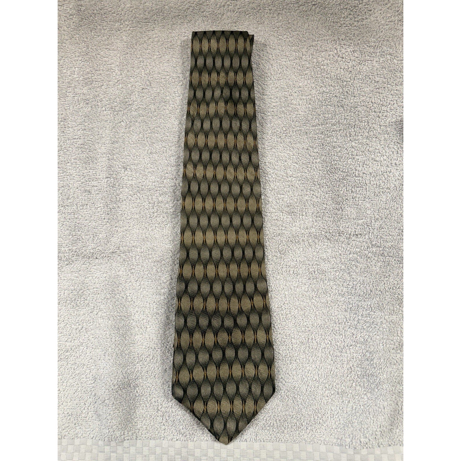 Vintage Grateful Dead Body And Mind Silk Tie Jerry Garcia Abstract 1990s