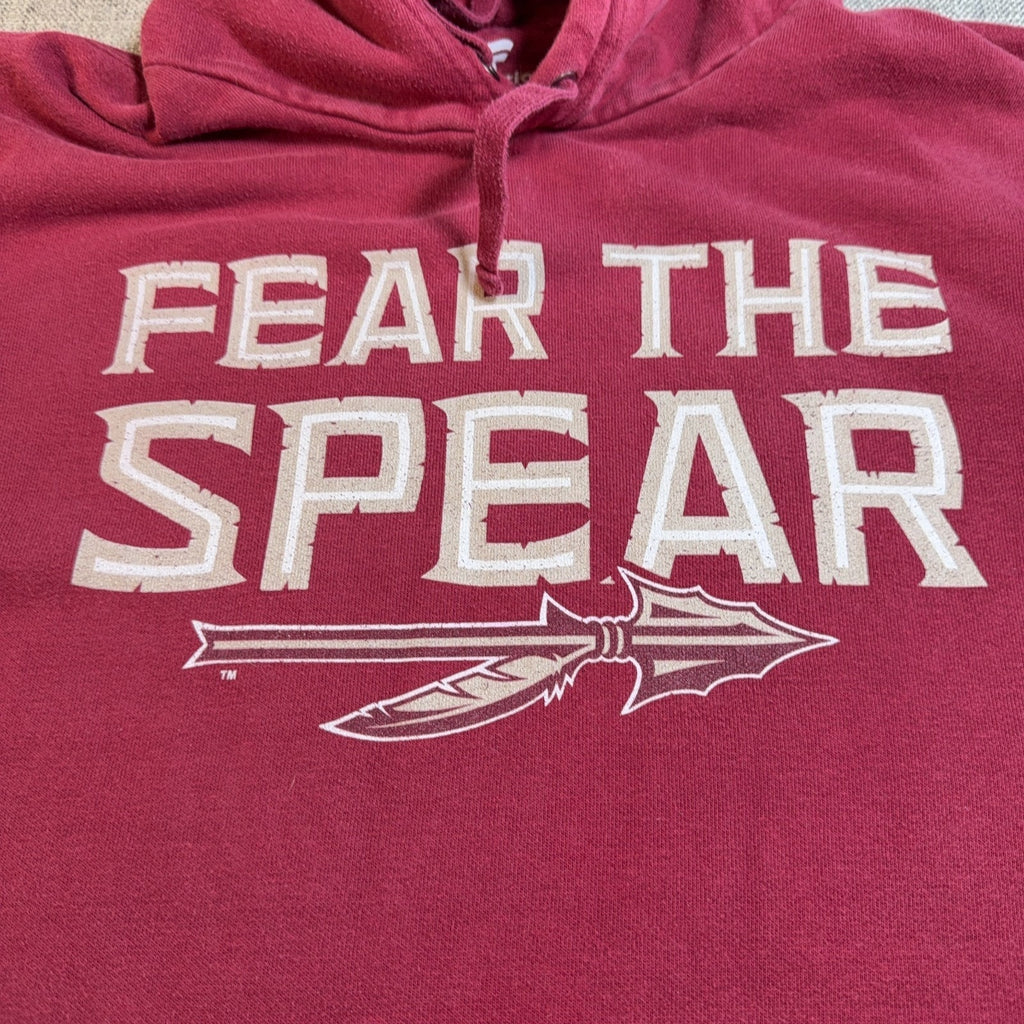 Florida State Seminoles Hoodie Mens XL Fear The Spear FSU Fanatics Garnet