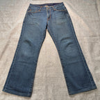 Seven7 Premium Jeans Womens 31 Tall Bootcut Y2K 37.5 Inseam Embroidered