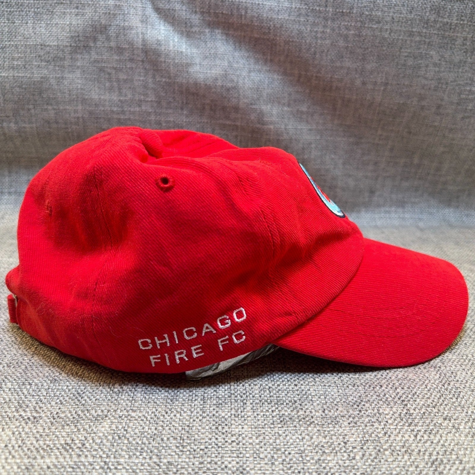 Chicago Fire FC Red Adjustable Strapback Hat MLS Soccer Dad Cap OSFA