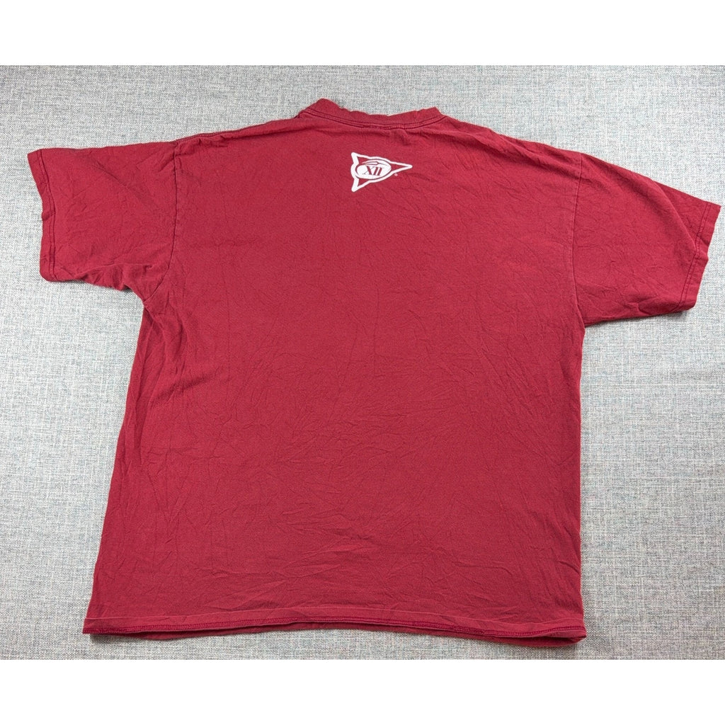 Nike Oklahoma Sooners OU Football T Shirt Mens XL Red Big 12 College NCAA