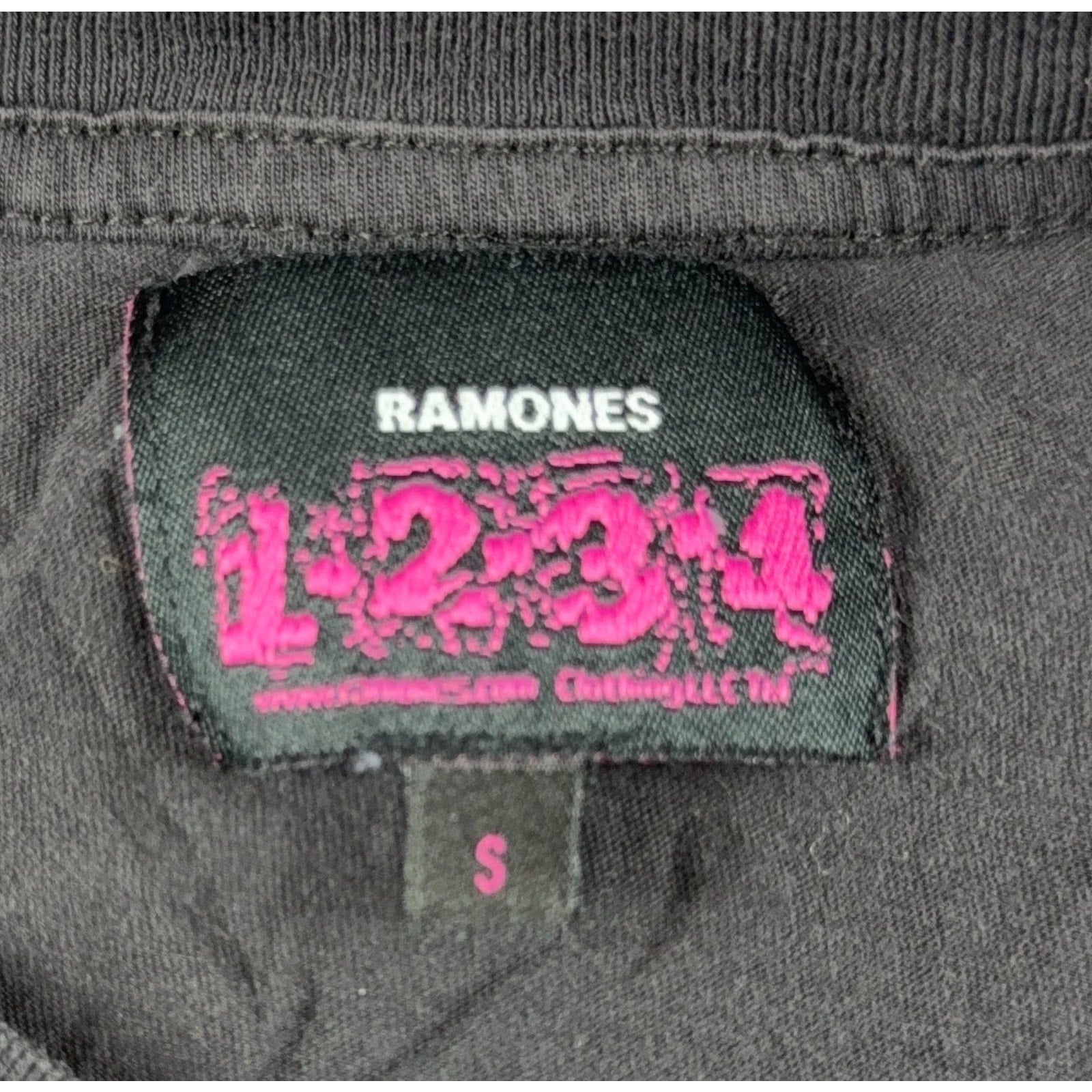 Ramones Womens Small Black Graphic Tee Johnny Joey Dee Dee Punk Rock Shirt