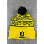 Columbus Crew MLS Pom Beanie Hat Nationwide Black Yellow Soccer Knit Cap