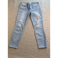 PAIGE Verdugo Crop Jeans Womens 28 Light Wash Skinny Stretch Denim Blue 25 Insea