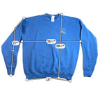 Krewe of Eve Mardi Gras Sweatshirt XXL Mandeville Louisiana Embroidered Blue