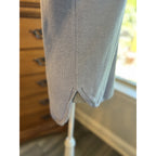 Banana Republic Textured Knit Sweater Womens Medium Purple Gray Boat Neck Side S