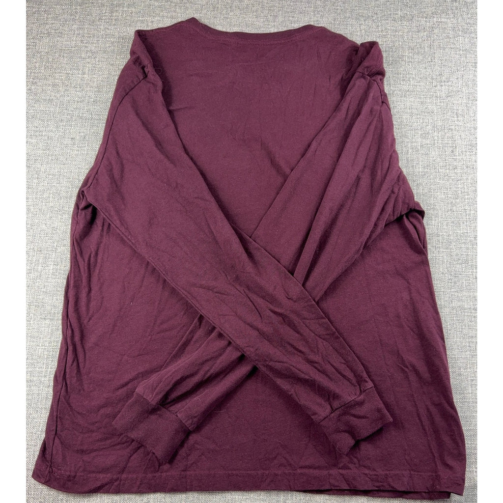 Harry Potter Hogwarts Alumni Burgundy Long Sleeve T Shirt 2X 50/52
