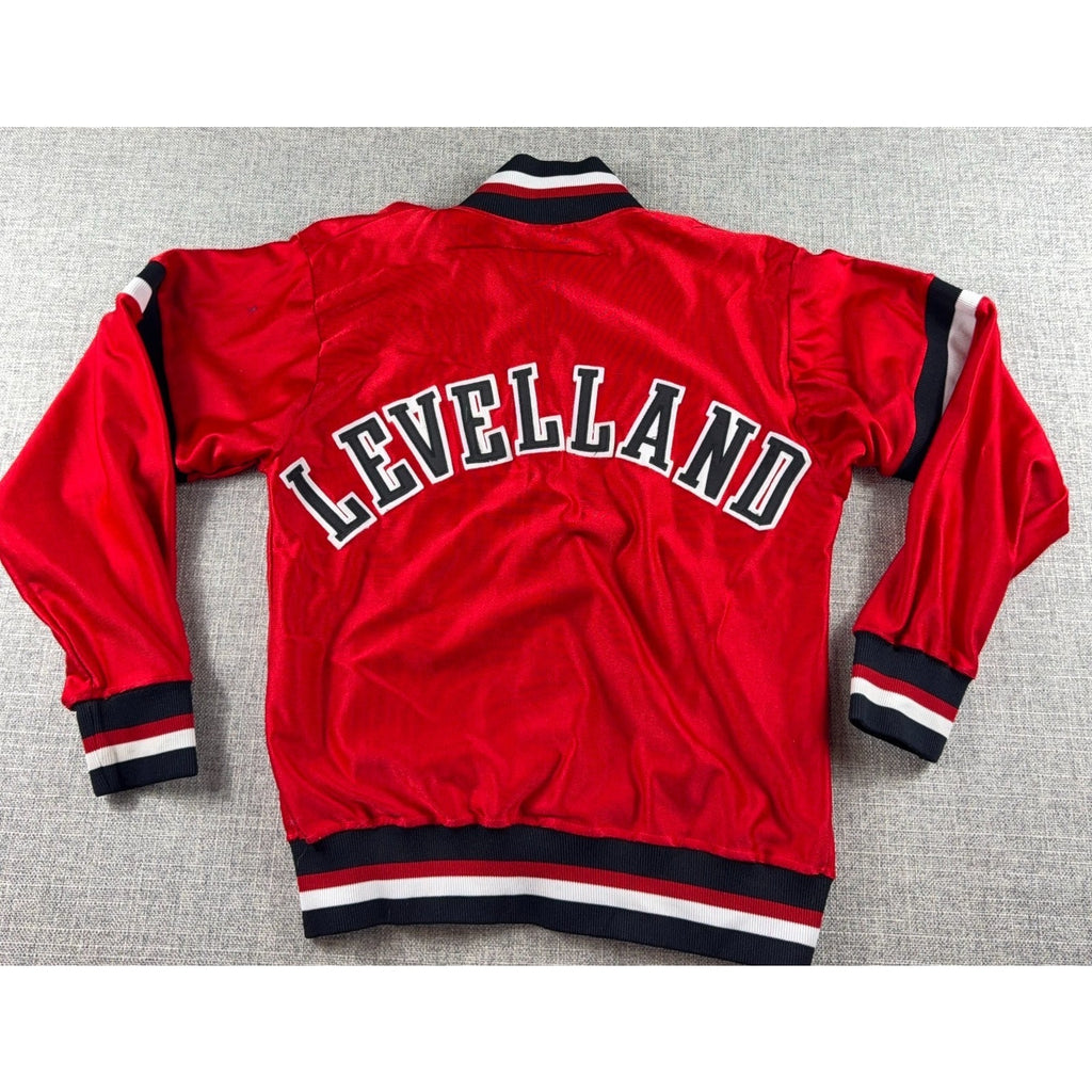 Vintage Russell Athletic Levelland Lobos Satin Varsity Jacket USA Small 80s 90s