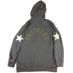 Cousins Panthers Hoodie Mens L Black Chenille Panther Stars 1966 Sportswear