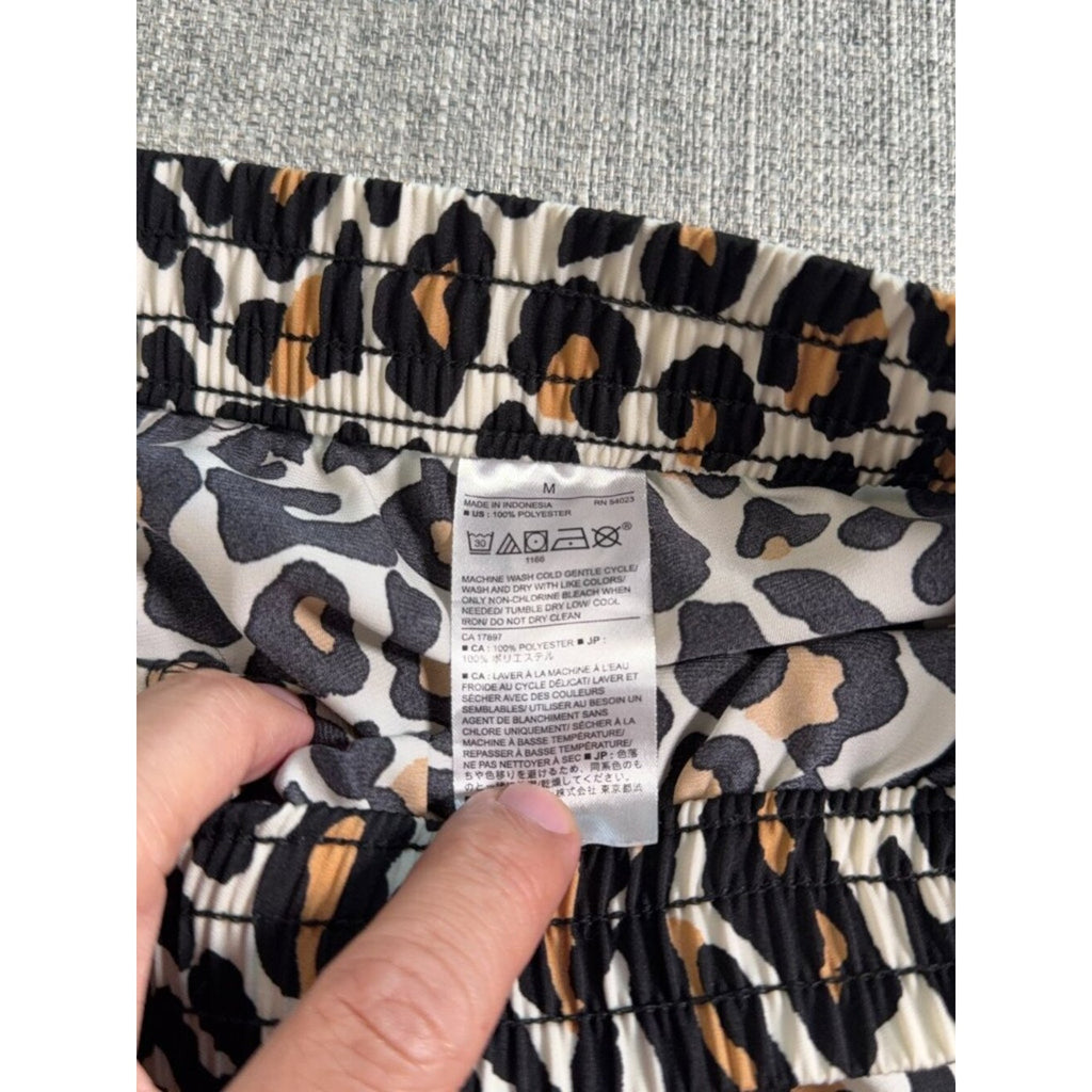 Banana Republic Leopard Print Pull-On Pants Medium