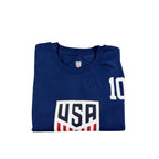 Christian Pulisic #10 USA Soccer T Shirt Men L USMNT Blue 2026 U.S. Soccer