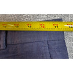 Walker Slater Boyd Trousers Mens Tag 32 Blue Cotton Tailored Pants 35x31