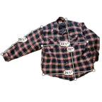 Wrangler Quilted Lined Flannel Shirt Jacket Mens XL Plaid Workwear