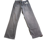 Kikwear Rushmore Jeans Mens 33x30 Gray Baggy Wide Leg Y2K Rave Skater Denim