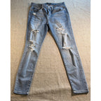 Judy Blue JB82125LT Jeans Womens 13/31 Skinny Stretch Distressed Denim