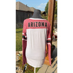 Arizona Cardinals Shirt Womens L NWT NFL Team Apparel Long Sleeve V Neck