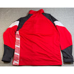 PUMA A.C.E. Track Jacket Men L Red Black White Snap Front 517851-02 DryCELL