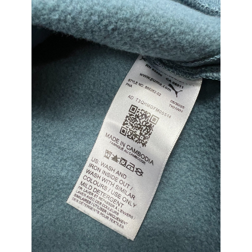 Puma Women’s Teal Pink Piping Hoodie S Joggers M 2 Piece Sweatsuit Set