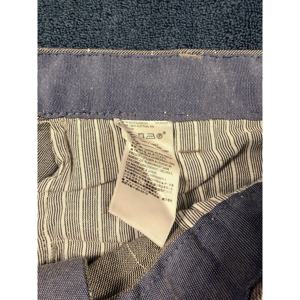 Banana Republic Emerson Shorts Men’s 38 Lot of 2 Blue & Windowpane Casual Golf