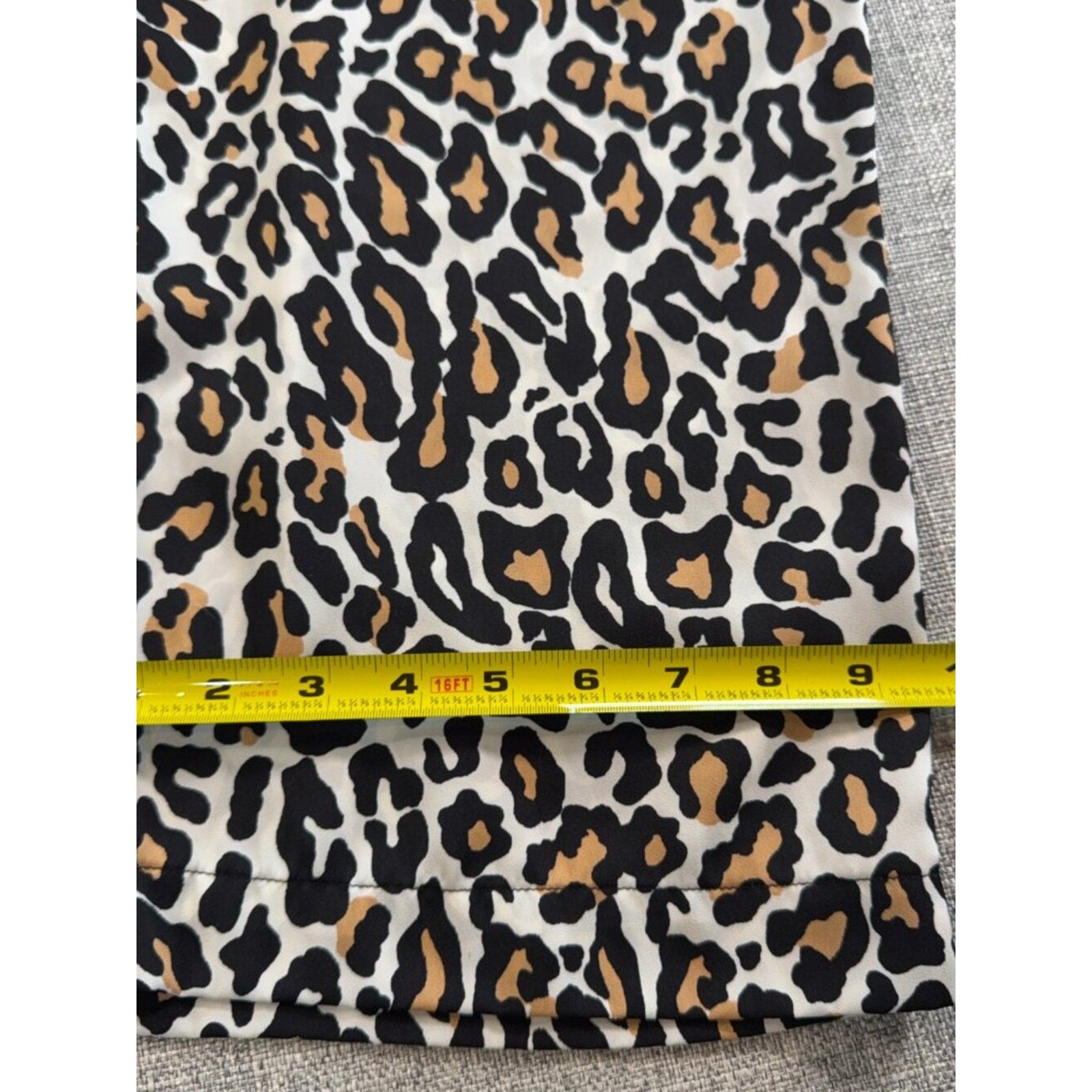Banana Republic Leopard Print Pull-On Pants Medium