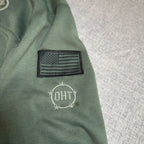Florida State Seminoles Colosseum Pullover Mens XXL OHT Military Green Fleece