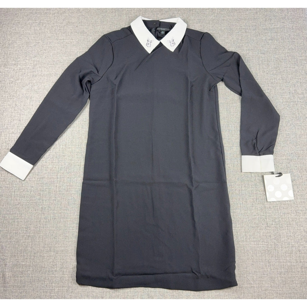 Victoria Beckham for Target Bunny Rabbit Collar Dress Black NWT Womens M 2017